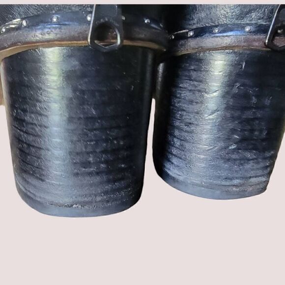 Rag & Bone Willow Stud Black Leather Chelsea Boots SZ 39.5 (9.5) Bootie - Picture 7 of 10